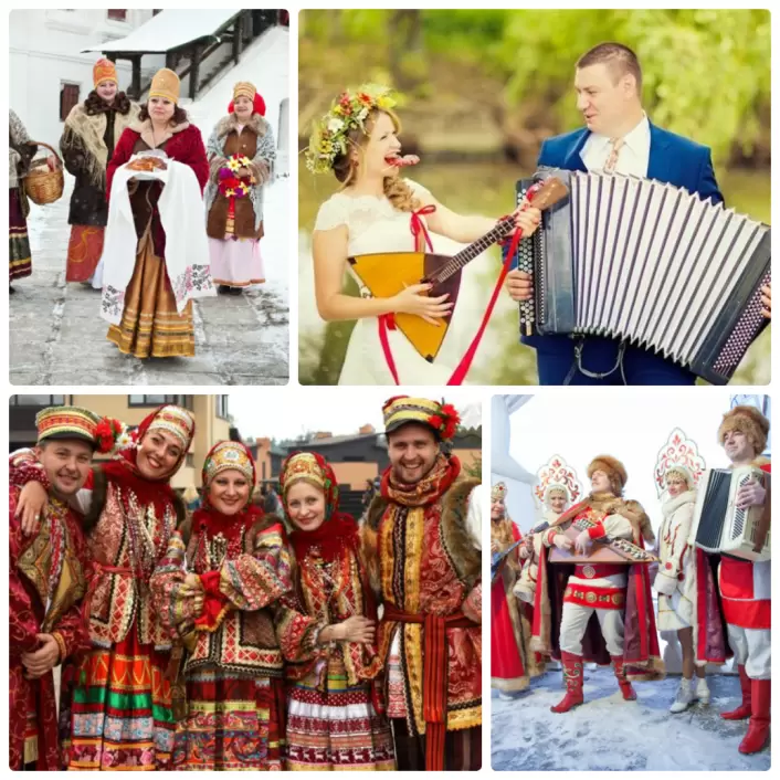 Свадьба в русском стиле фото