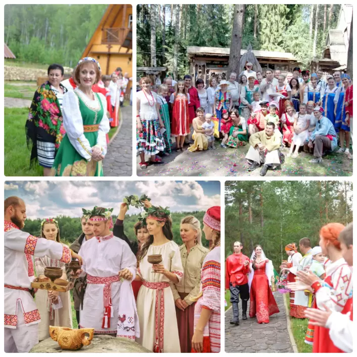 Свадьба в русском народном стиле фото