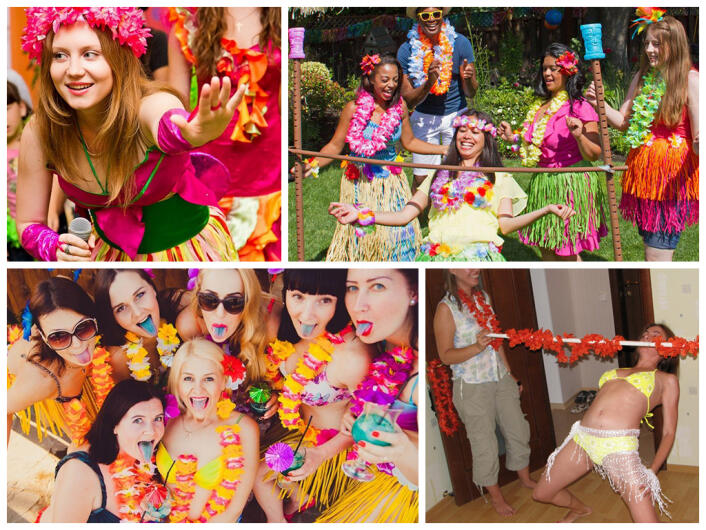 как организовать девичник в стиле гавайской вечеринки санкт-петербург
