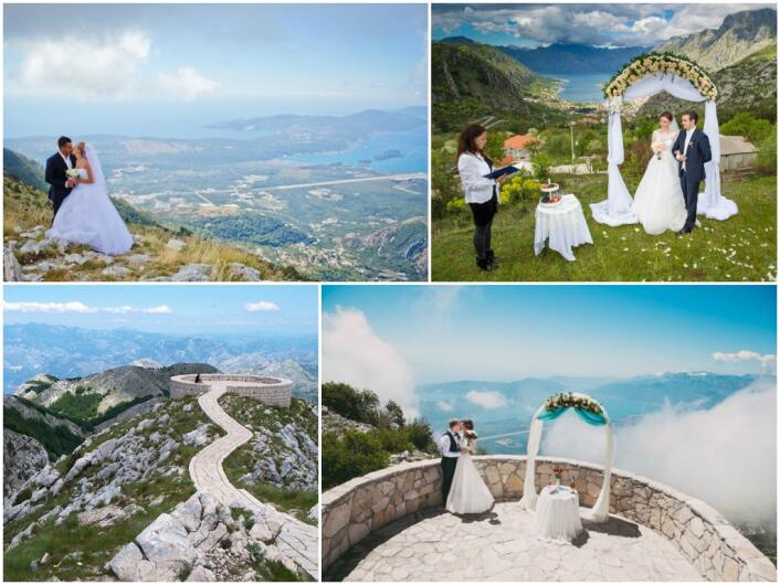 свадьба На горе Ловчен в Черногории