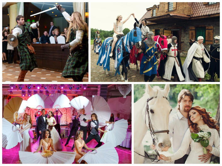 Сценарий свадьбы в королевском стиле