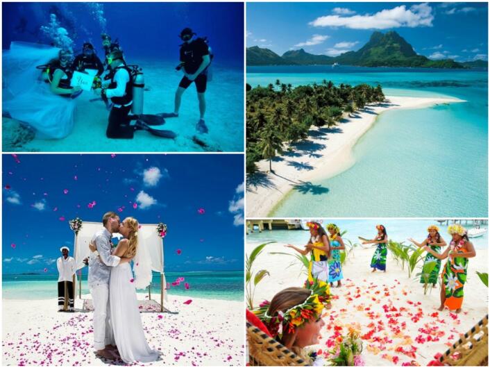 свадьба на островах таити