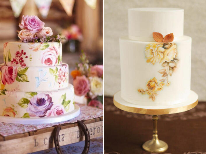уникальные свадебные торты 2015