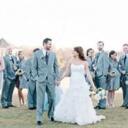 Голубая свадьба: оформление и фото