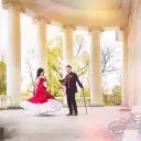 Красно-белая свадьба: оформление и фото